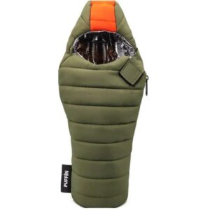 sleeping bag beer koozie