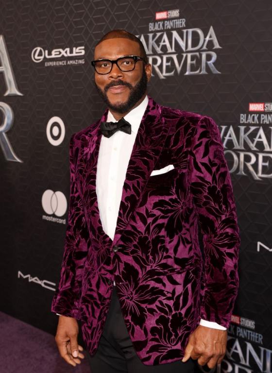 Tyler Perry attends the Black Panther: Wakanda Forever World Premiere