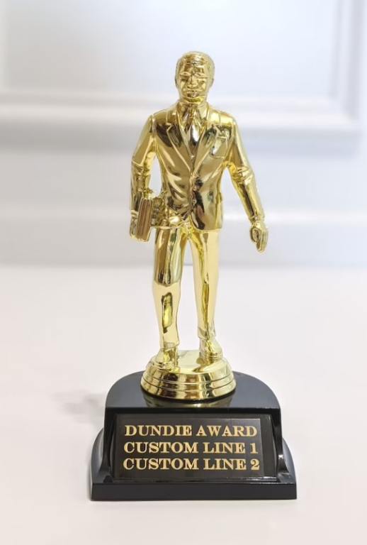 personalized dundie award