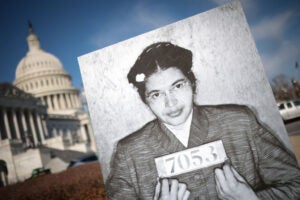 Congressional Black Caucus Holds A News Conference On "Rosa Parks Day Act"