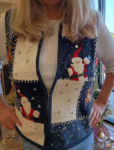 My mom's Christmas sweaters