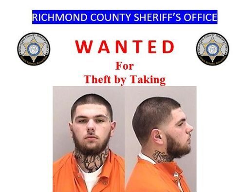 Dayton Tritt Wanted in RIchmond County