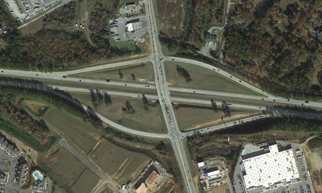 Diverging Diamond Interchange on Lewiston Road now Open