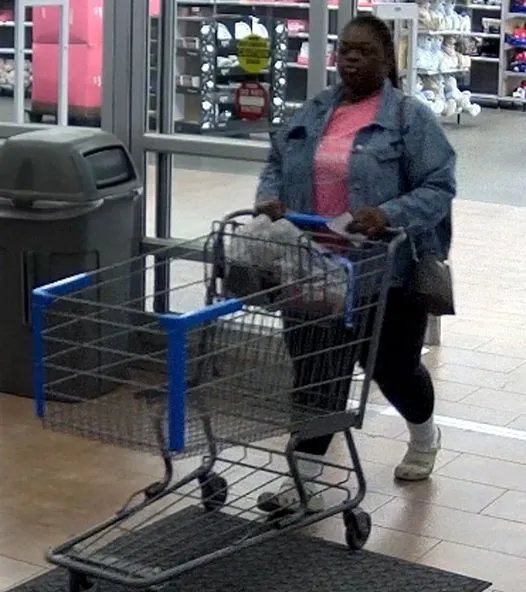 woman took items at Walmart in Grovetown